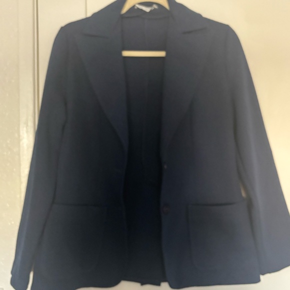 Vintage 70s/80s Navy Blazer by Fire Islander (Made in USA) - Picture 2 of 5